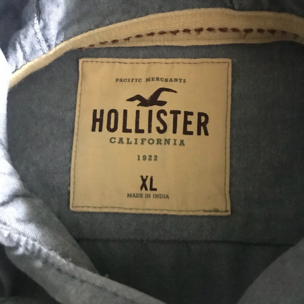 Hollister California Baby Blue Jacket Size XL